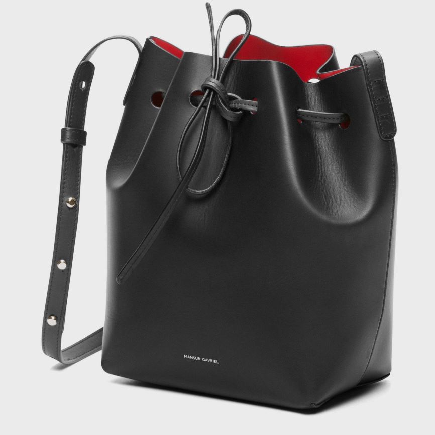 Women's Mansur Gavriel Mini Bucket Bags Black | AU 592MWV